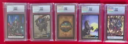 World of Warcraft TCG Lot of 5 CGC graded cards Sen'jin Sin'zul - Image 4