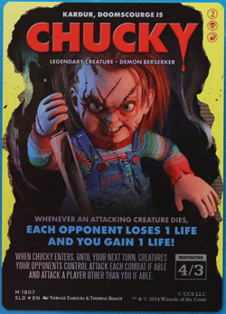 Chucky | Kardur Doomscourge (Secret Lair Promo) FOIL MINT CARD (503262) ABUGames - Image 1