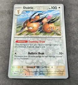 Pokemon 151 Dodrio Reverse Holo Rare Card 085/165 NM - Image 1