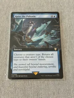 Raise the Palisade (Extended Art) - Commander: The Lord of the Rings - Image 1