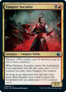 Vampire Socialite - Innistrad: Midnight Hunt - Magic The Gathering - MTG - Image 1