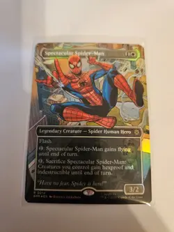 Spectacular Spider-Man Borderless FOIL 0014 MTG SPM Nm/M - Image 1