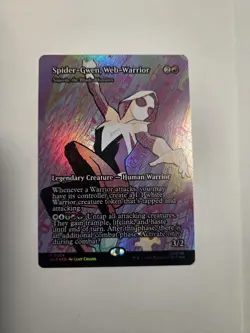 Spider-Gwen, Web-Warrior - Najeela, the Blade-Blossom (Borderless) Foil - Image 1