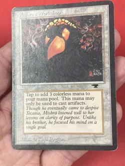 ***Mishra's Workshop (Inked Corner)*** MTG Antiquities Kid Icarus - Image 3