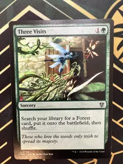 Three Visits NM MTG Commander: Murders at Karlov Manor Regular - Image 1