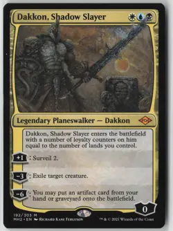 Dakkon, Shadow Slayer #192 Mythic Modern Horizons 2 NM MTG - Image 1