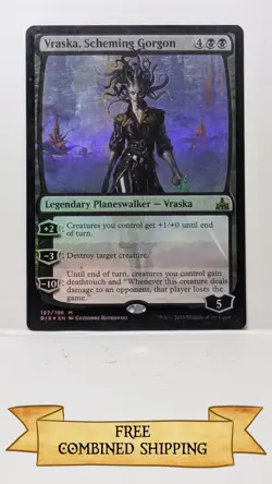 Vraska, Scheming Gorgon Rivals of Ixalan Foil - Image 1