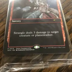 Unopened Pack Magic the Gathering MTG Store Championship Strangle Non Foil Promo - Image 2
