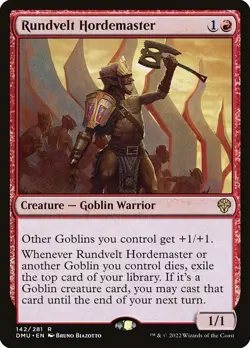 Rundvelt Hordemaster Foil - Dominaria United MTG-NM - Image 1