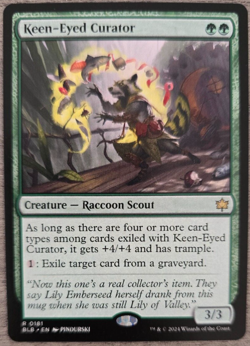 Keen-Eyed Curator (Rare) #181 Bloomburrow [MTG] [Near Mint] - Image 1