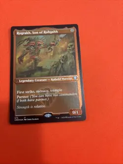Rograkh, Son of Rohgahh (Foil Etched) Commander Legends Mtg Magic The Gathering - Image 1