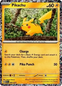 Pikachu (#002/015) - Holofoil McDonald's Promos 2024 NM Pokemon - Image 1