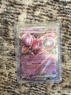Pokemon Team Rockets Mewtwo Ex SVP 216 Destined Rivals Black Star Promo NM - Image 1