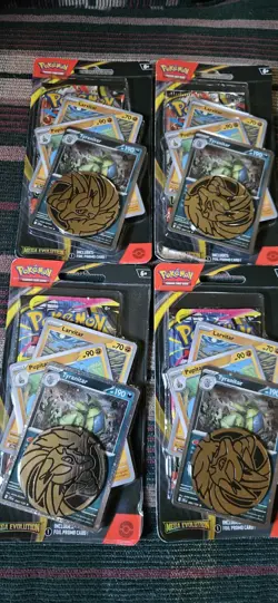Pokemon MEGA Premium Checklane Set Of 4 (Tyranitar ) Factory Sealed - Image 2