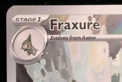 Pokemon TCG Fraxure 077/064 Shrouded Fable Illustration Rare Holo NM- - Image 2