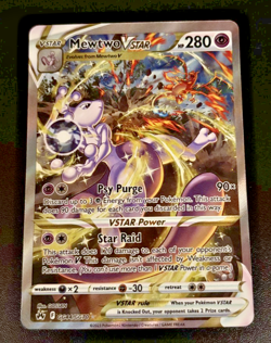 Mewtwo VSTAR Gg44/Gg70 Crown Zenith: Galarian Gallery Holo Rare VSTAR Pokemon NM - Image 4