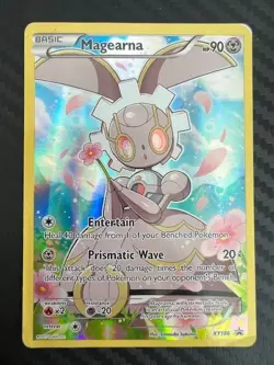 Pokemon TCG Magearna XY186 Full Art Holo XY Era 2017 Black Star Promo HP - Image 1