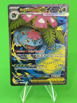 Pokemon Mega Venusaur ex Mega Evolution Ultra Rare Full Art 155/132 NM!!! - Image 1