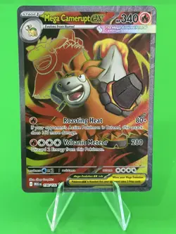 Pokemon Mega Camerupt ex Mega Evolution Ultra Rare Full Art 156/132 NM!!! - Image 1