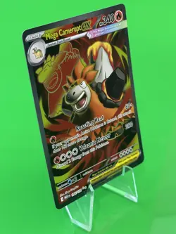 Pokemon Mega Camerupt ex Mega Evolution Ultra Rare Full Art 156/132 NM!!! - Image 2