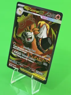 Pokemon Mega Camerupt ex Mega Evolution Ultra Rare Full Art 156/132 NM!!! - Image 3