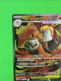 Pokemon Mega Camerupt ex Mega Evolution Ultra Rare Full Art 156/132 NM!!! - Image 4