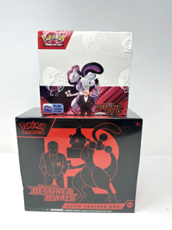 Pokemon TCG Scarlet & Violet Destined Rivals ETB and Booster Box Bundle Lot 2 - Image 1