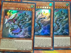 Yugioh Heavenly Zephyr - Miradora X3 Ultra MP22-EN016 1st Near Mint Playset - Image 1