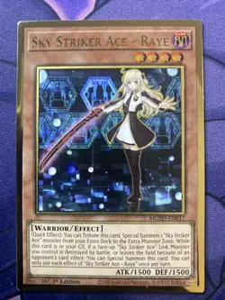 Yugioh TCG Maximum Gold El Dorado Sky Striker Ace-Raye MGED-EN017 - Image 1