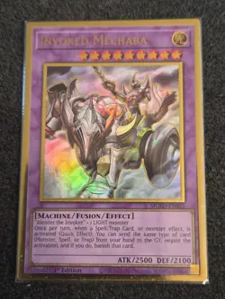 Yu-Gi-Oh! TCG Invoked Mechaba Maximum Gold: El Dorado MGED-EN025 1st Edition NM - Image 1