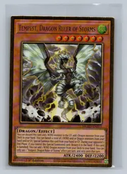 Maximum Gold: El Dorado #MGED-EN011 Tempest, Dragon Ruler of Storms - Image 1