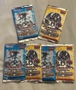 Lot of 6 Yu-Gi-Oh Booster Packs - Battles of Legend: Monster Mayhem Packs - Image 1