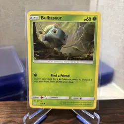 Bulbasaur 1/18 Detective Pikachu 2019 -Holo- Pokemon Card. NM+ - Image 1