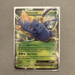 Heracross EX 4/111 Pokemon TCG XY Furious Fists Ultra Rare Holo Card LP - Image 1