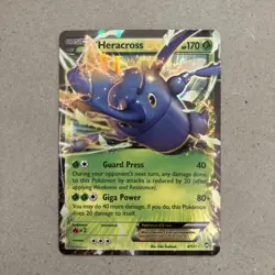 Heracross EX 4/111 Pokemon TCG XY Furious Fists Ultra Rare Holo Card LP - Image 2