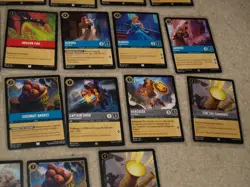 Disney Lorcana TCG CCG 20+ card lot (EN1 204) w/ duplicates - Image 5