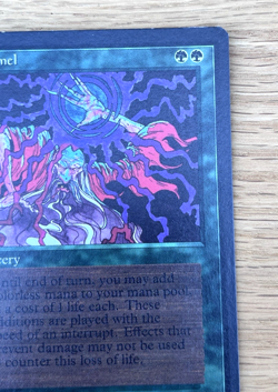 Vintage Magic The Gathering Channel Beta Green Forrest Card MTG Sorcery - Image 3