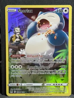 Pokemon TCG Snorlax Holo Ultra Rare Trainer Gallery Card TG10/TG30 NM - Image 1
