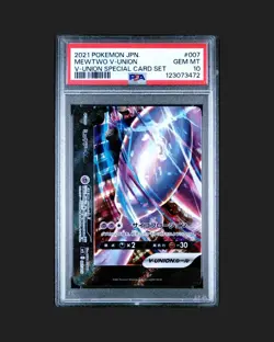 3x PSA 10 1x PSA 9 Mewtwo V-UNION Special Card Set Sword & Shield SP5 Japanese - Image 3