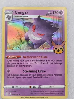 Gengar 066/196 Holo Rare Trick or Trade 2023 NM Pokemon TCG Card - Image 1