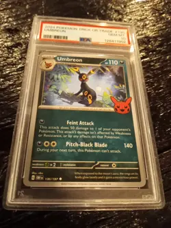 PSA 10 Umbreon 2024 Trick or Trade Halloween Pokemon Card #130 Gem Mint Slab - Image 1