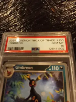 PSA 10 Umbreon 2024 Trick or Trade Halloween Pokemon Card #130 Gem Mint Slab - Image 3