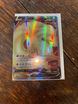 Ninetails v Ultra Rare Holo Pokemon Card Rebel Clash, Pack Fresh, NM/M Condition - Image 1