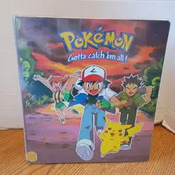 Vintage Pokemon 3 Ring Binder 1999 Nintendo Gotta Catch ‘En All, No Card Or Page - Image 1