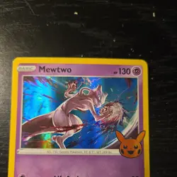 Mewtwo Foil Holo Promo RARE Chatime 354/S-P Pokemon Card Indonesia Exclusive - Image 2