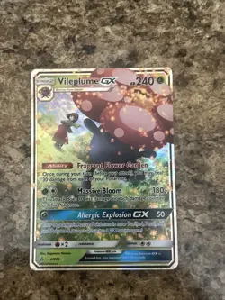 Vileplume GX - 4/236 - Pokemon Cosmic Eclipse Sun & Moon Ultra Rare Card NM - Image 2