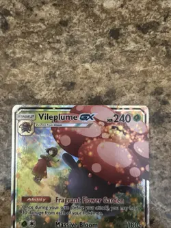 Vileplume GX - 4/236 - Pokemon Cosmic Eclipse Sun & Moon Ultra Rare Card NM - Image 3