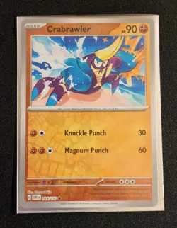 Crabrawler Reverse Holo Obsidian Flames 114/197 Pokemon Card US Seller - Image 1