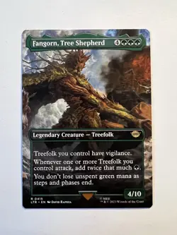 Fangorn, Tree Shepherd - BORDERLESS - MTG LTR - NM - Image 1
