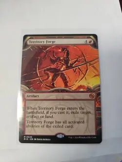 Territory Forge - ( showcase ) - OTJ: The Big Score - NM MTG Non Foil - Image 1